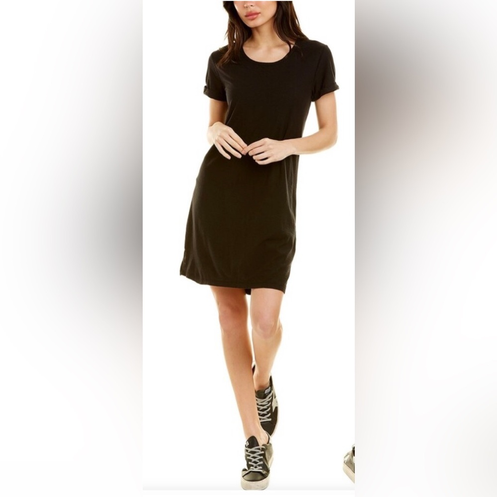 Standard James Perse Dress 3 / L Roll Sleeve T-Shirt Charcoal Gray Comfy